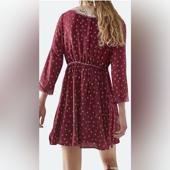 FREE PEOPLE Delfina Mini Dress Size medium - Picture 3 of 15